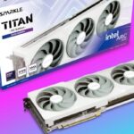 Sparkle revela Intel Arc B580 Titan Luna, versão em branco de sua Battlemage