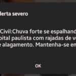 Defesa Civil aciona alerta de emergência em São Paulo – e usuários se assustam