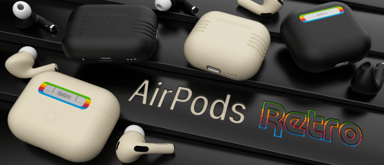 ColorWare lança versões dos AirPods inspiradas no antigo Macintosh