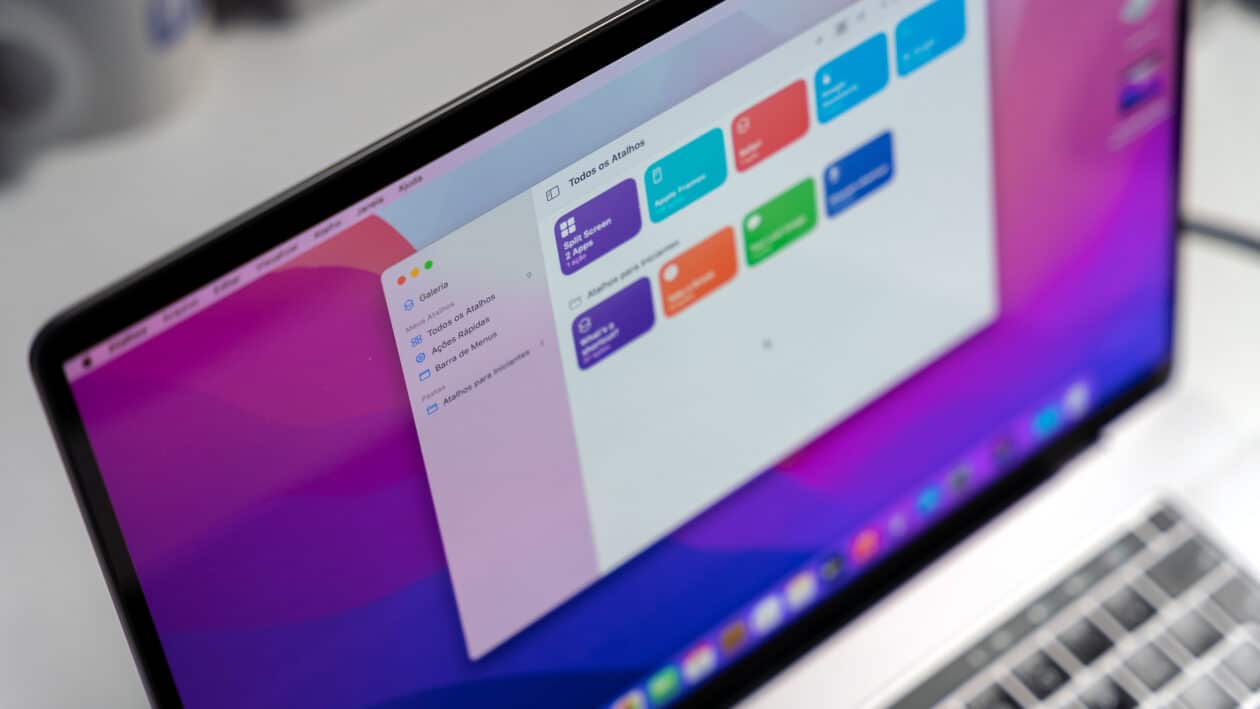 Como executar um atalho pela folha de compartilhamento do Mac