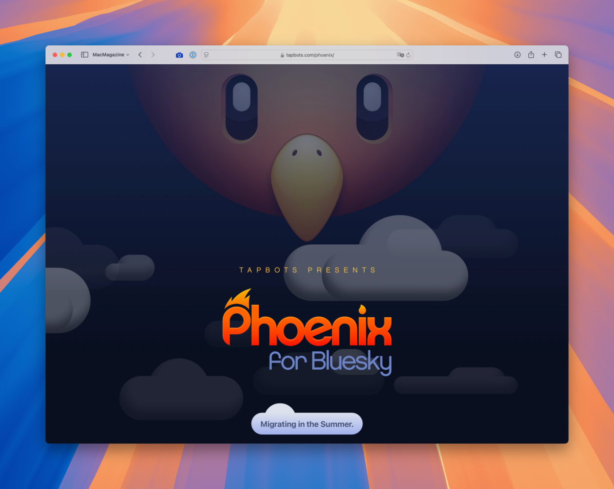 Tapbots anuncia Phoenix, cliente para a rede social Bluesky