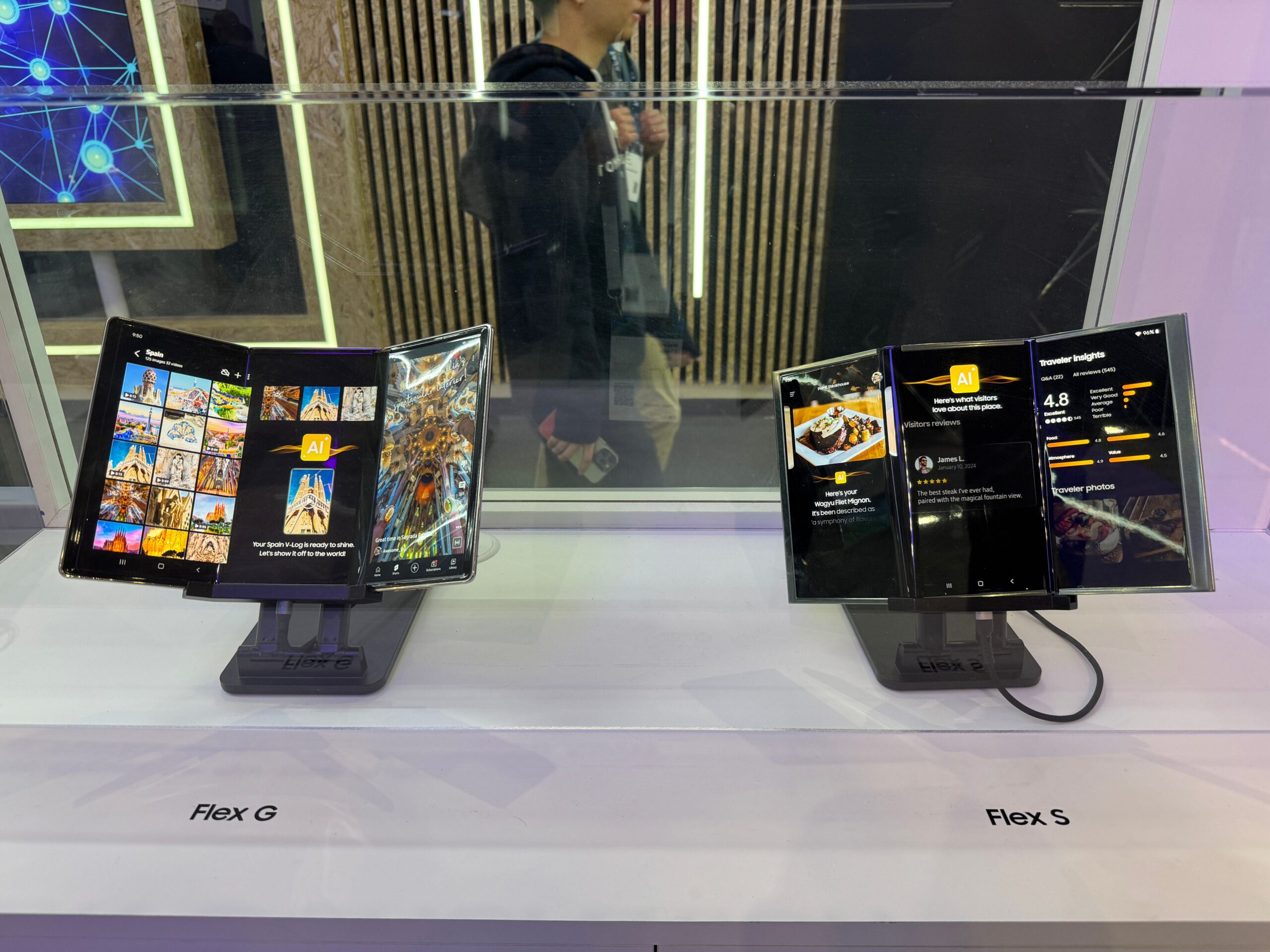 Console dobrável, display que ‘estica’ e mais: confira as inovações em telas da Samsung na MWC 2025