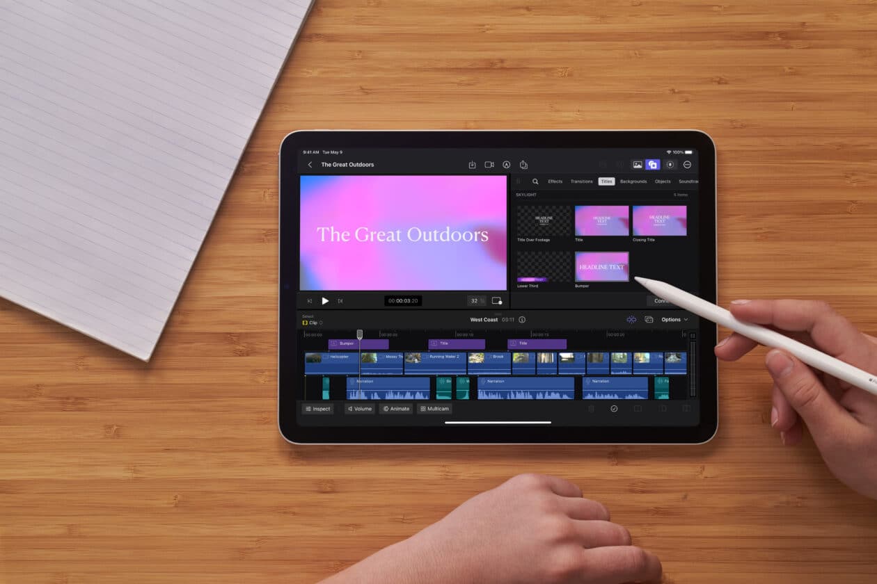 Sim, o iPad com chip A16 é capaz de rodar o Final Cut Pro!