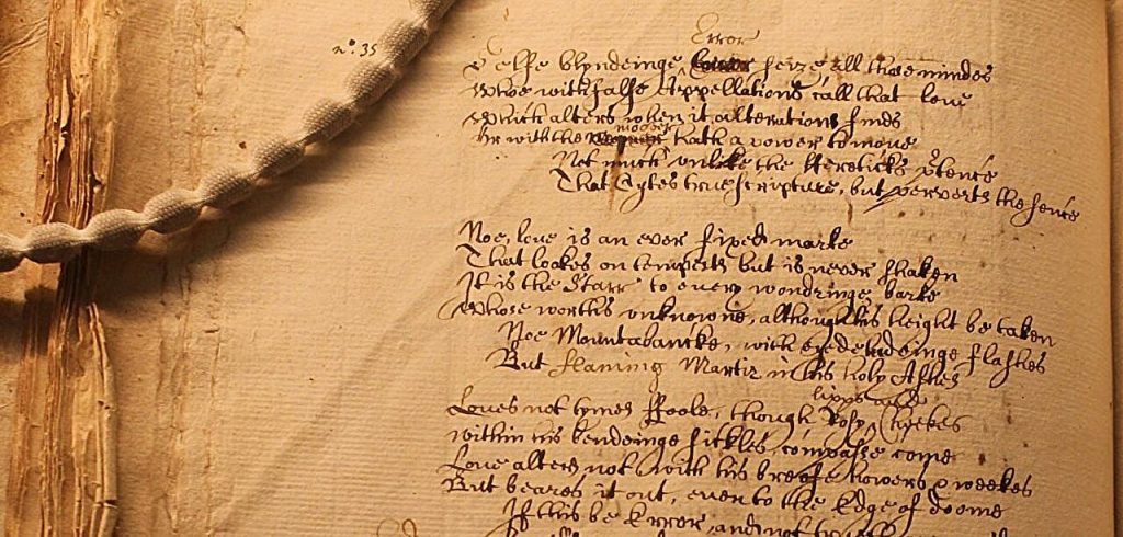 Versão alternativa de famoso soneto de Shakespeare é descoberta em manuscrito raro