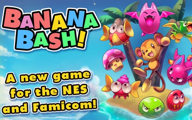 Nada de Switch 2: estúdio desenvolve Banana Bash para o NES!