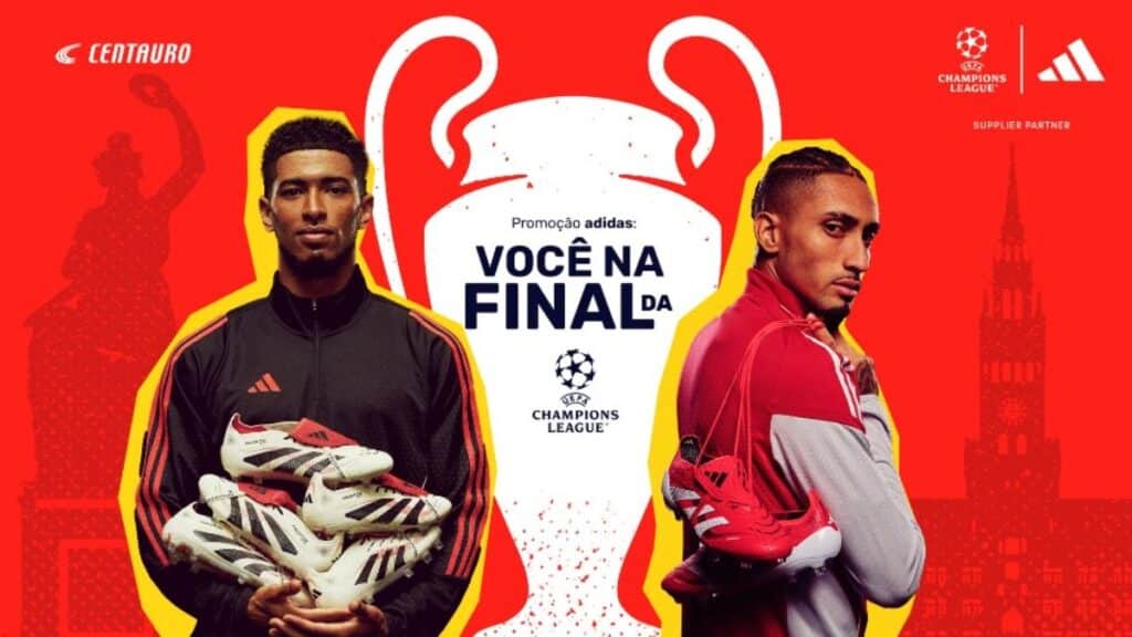 Centauro e Adidas levam fãs à final da UEFA Champions League em nova promoção