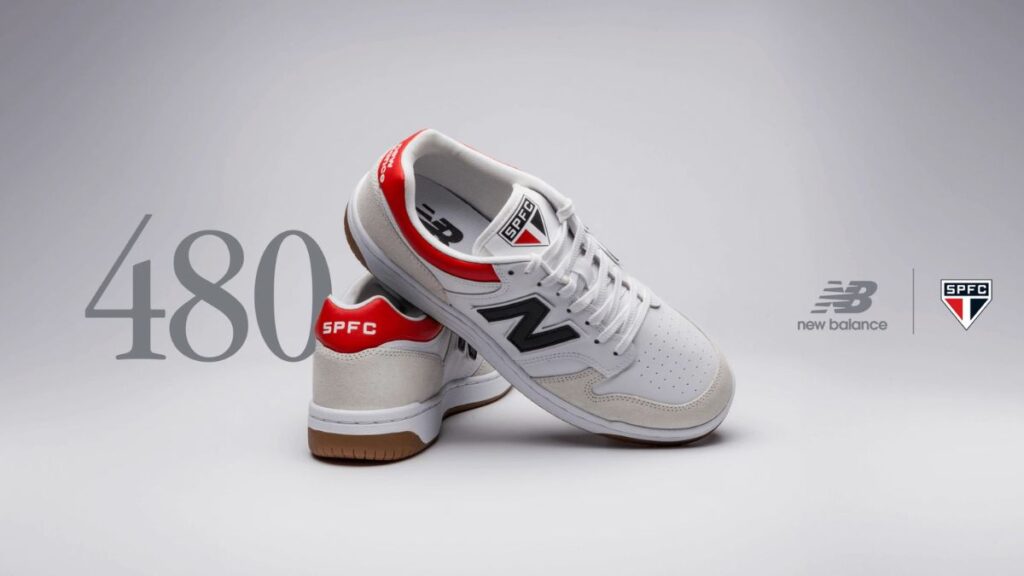 New Balance lança modelo inspirado no São Paulo FC