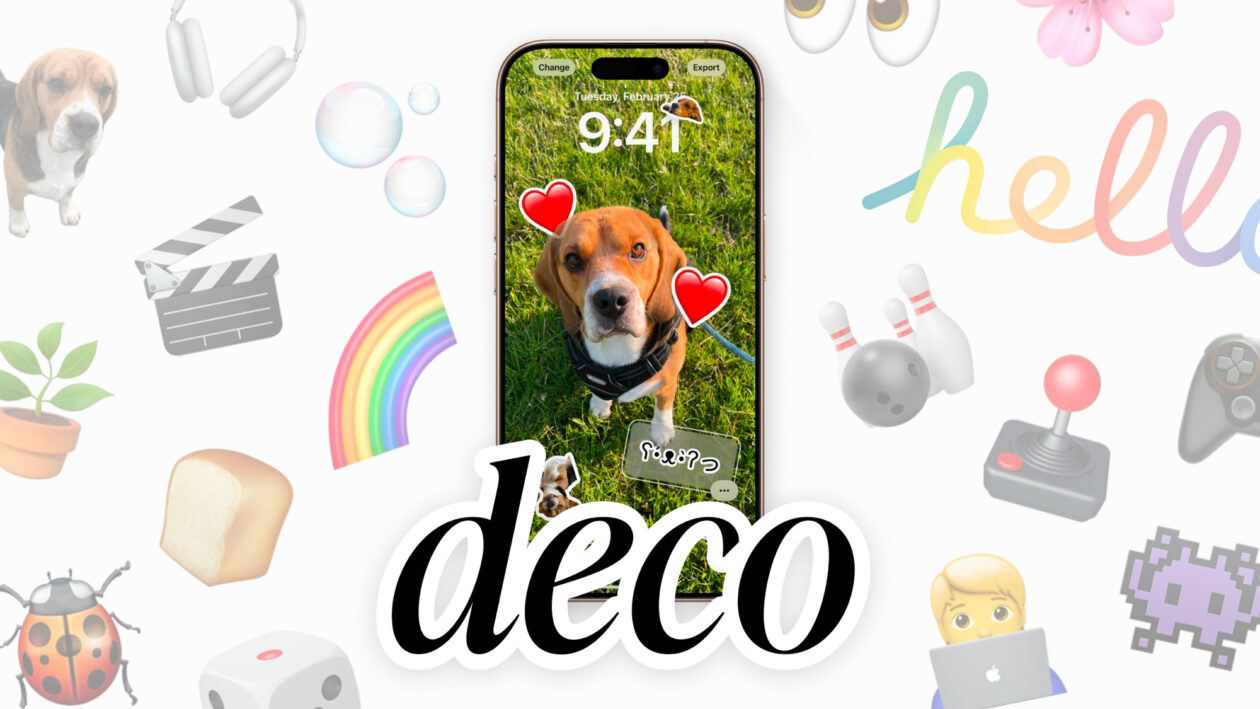 App Deco permite customizar wallpapers com figurinhas e Genmojis